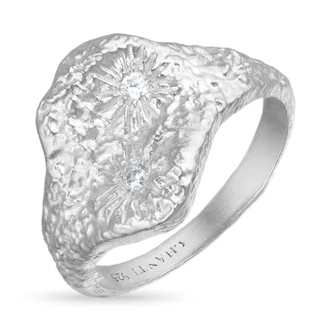 zirkoon ring in zilver