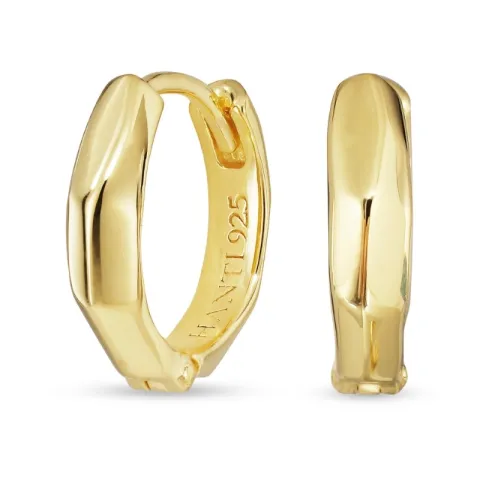 14 mm creool in verguld zilver - Lumé Essence