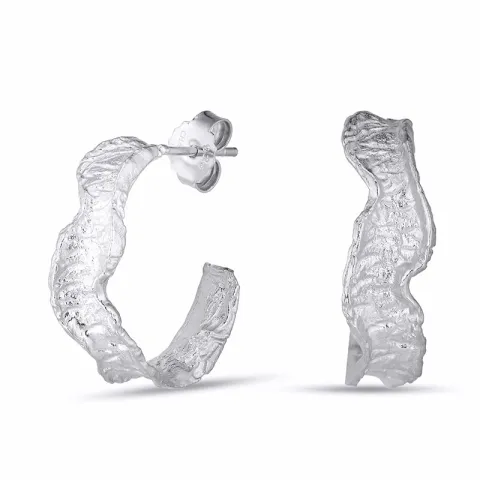 22 mm halfcreool in zilver - Lumé Etched