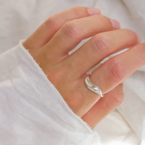 ring in zilver