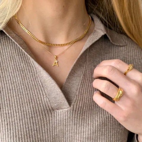 ring in verguld sterlingzilver