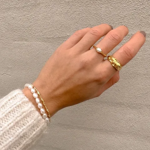 ring in verguld sterlingzilver