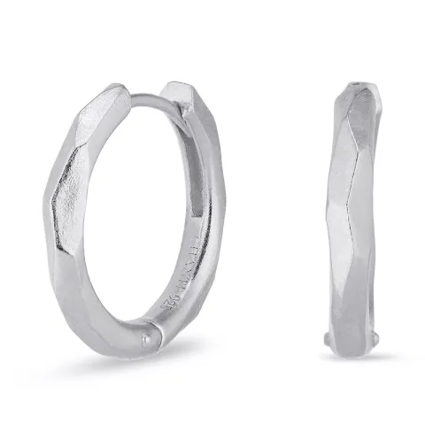 15 mm creool in zilver - Lumé Etched