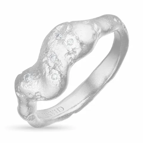 zirkoon ring in zilver