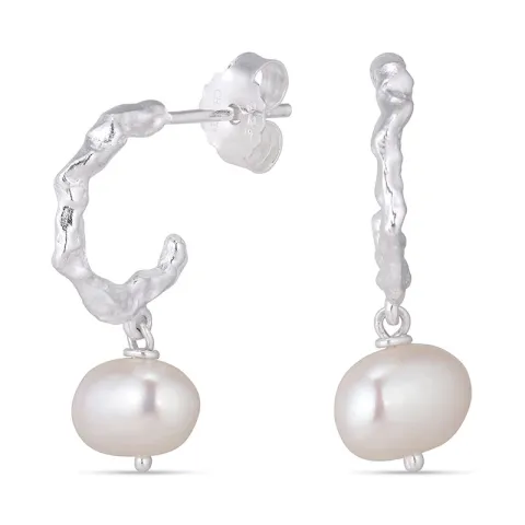 parel halfcreool in zilver - Lumé Etched