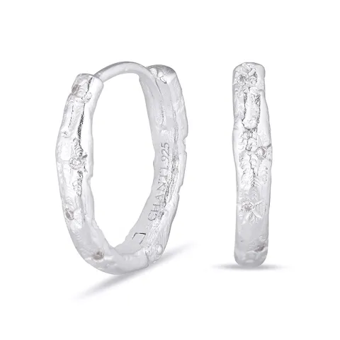 16 x 14 mm creool in zilver - Lumé Etched