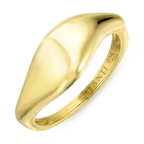 ring in verguld sterlingzilver