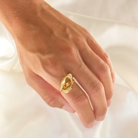 ring in verguld sterlingzilver - Lumé Essence