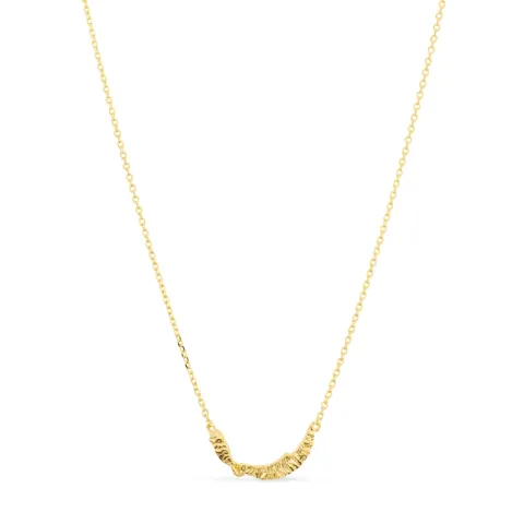 ketting in verguld sterlingzilver - Lumé Etched