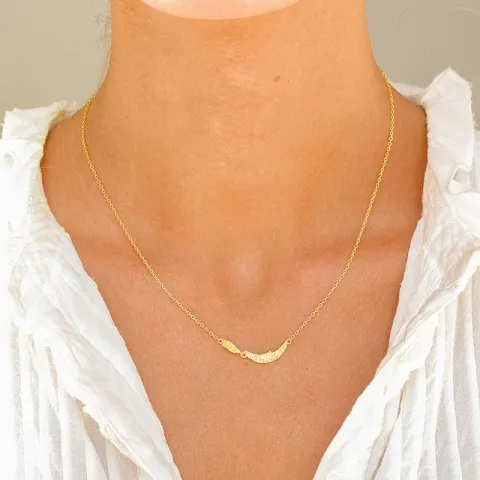 ketting in verguld sterlingzilver - Lumé Etched