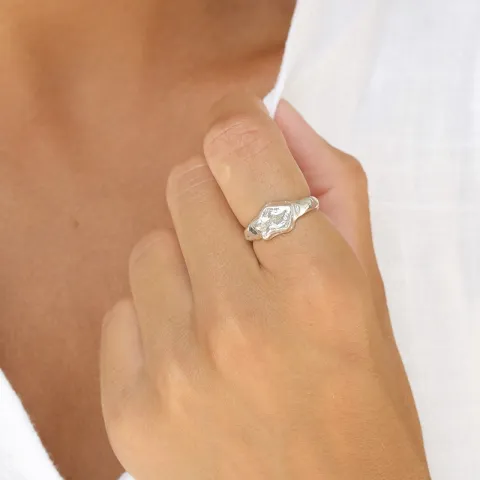 ring in zilver - Lumé Etched