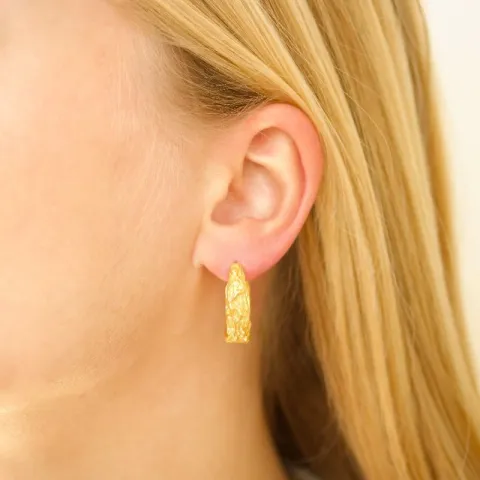 creool in verguld messing - Eliné