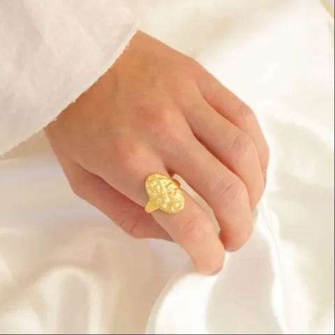 ring in verguld messing - Eliné