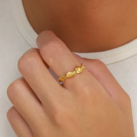 ring in verguld messing - Eliné