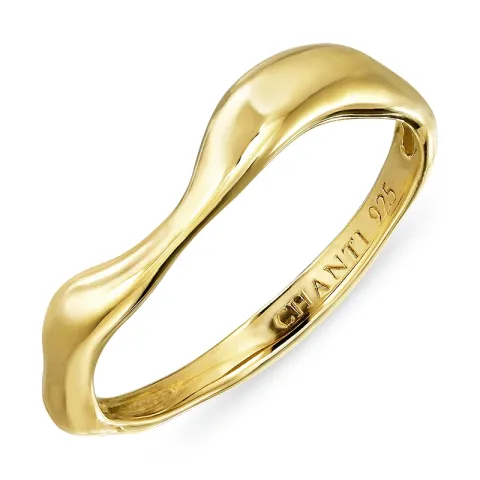 ring in verguld messing - Eliné