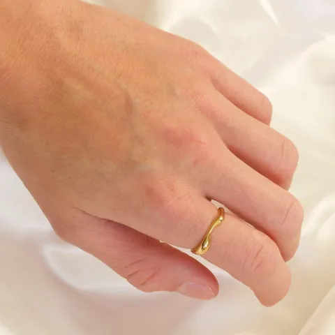 ring in verguld messing - Eliné