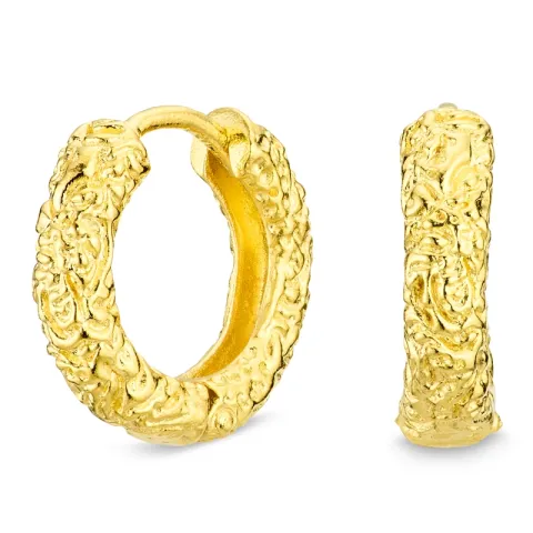 15 mm creool in verguld messing - Eliné