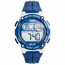 blauwe Club time kinder horloge A47113S8E