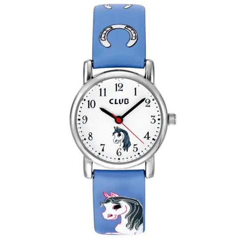 paarse Club time kinder horloge