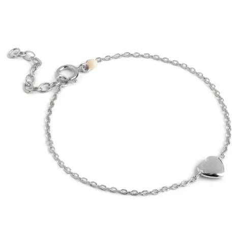 Enamel Amore armband in zilver
