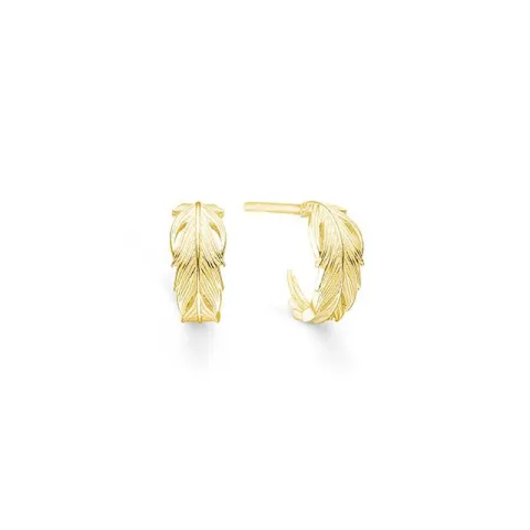 ID Fine IDH007GD Raaf mini hoops in verguld sterlingzilver
