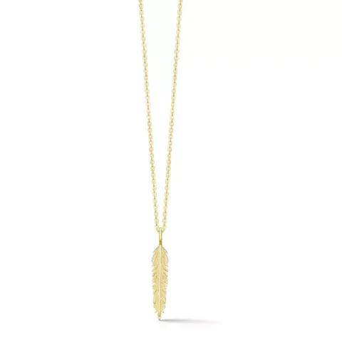 ID Fine IDN010GD Raaf ketting in verguld sterlingzilver