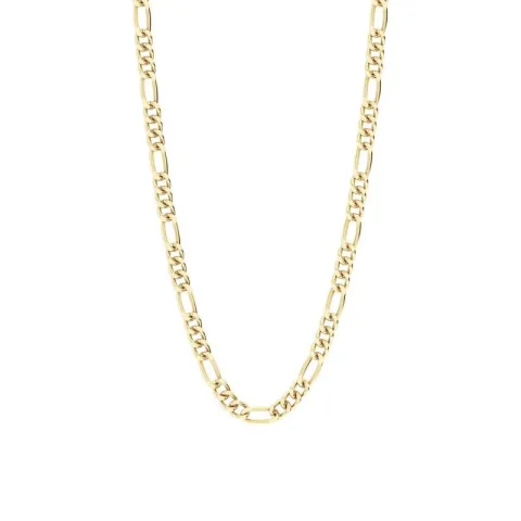 ID Fine IDN020GD figaro ketting in verguld sterlingzilver