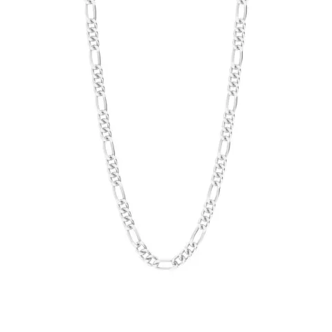 ID Fine figaro ketting in zilver