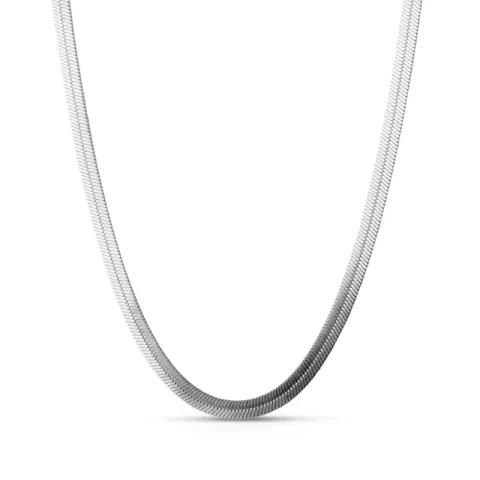 Enamel Caroline ketting in zilver