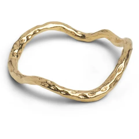 Enamel Sway Sway ring in verguld sterlingzilver