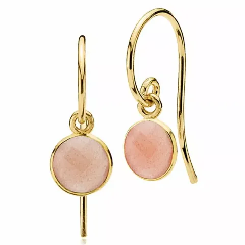Izabel Camille Prima Donna small maansteen oorbellen in verguld sterlingzilver