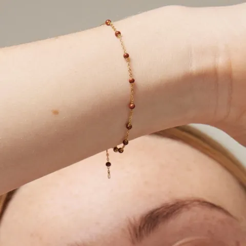 Enamel Lola Cooper armband in verguld sterlingzilver