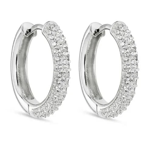 verzamelmonster zirkoon creool in zilver - Lumé Illume