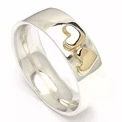 testsieraad ring in zilver en goud