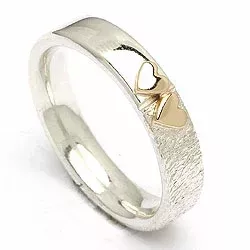testsieraad ring in zilver en goud
