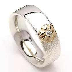 testsieraad zirkoon ring in zilver en goud