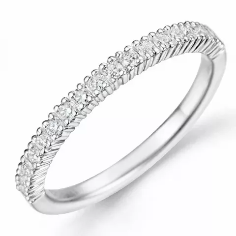 testsieraad diamant ring in 14 karaat witgoud 0,27 ct