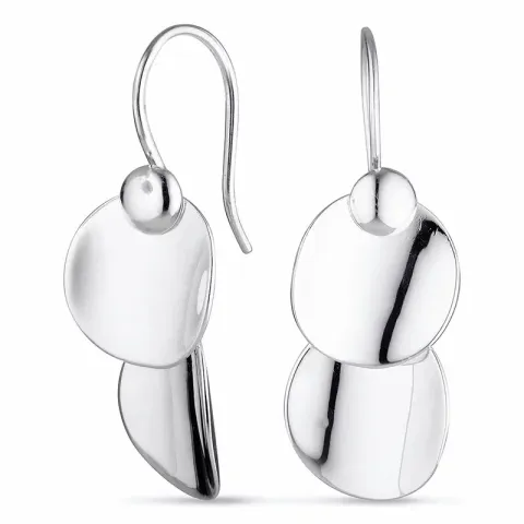 verzamelmonster rond oorbellen in zilver