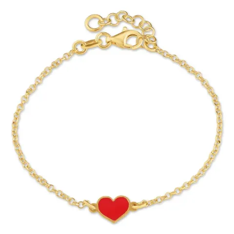 verzamelmonster armband in verguld sterlingzilver met hanger in verguld sterlingzilver