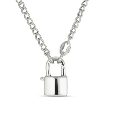 verzamelmonster sleutel ketting met hanger in zilver