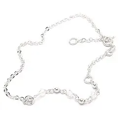 verzamelmonster enkelbandje in zilver