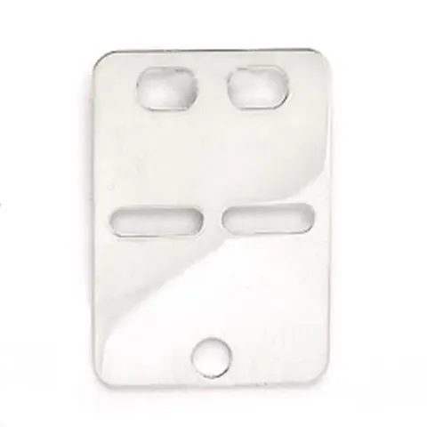 verzamelmonster ID-plaat in zilver