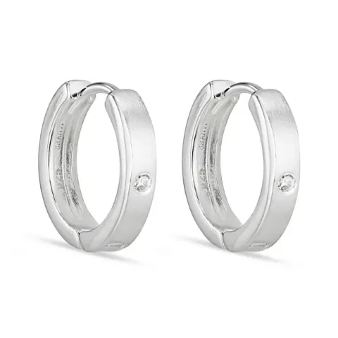 verzamelmonster zirkoon creool in zilver