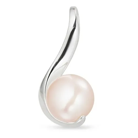 verzamelmonster parel hanger in zilver