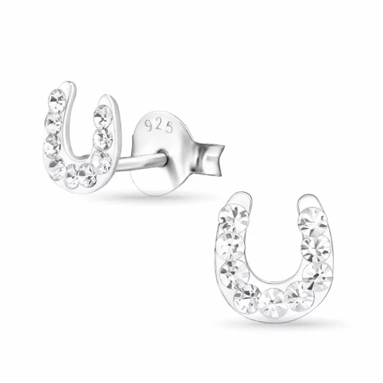 hoefijzer oorbellen in zilver - Little Ones