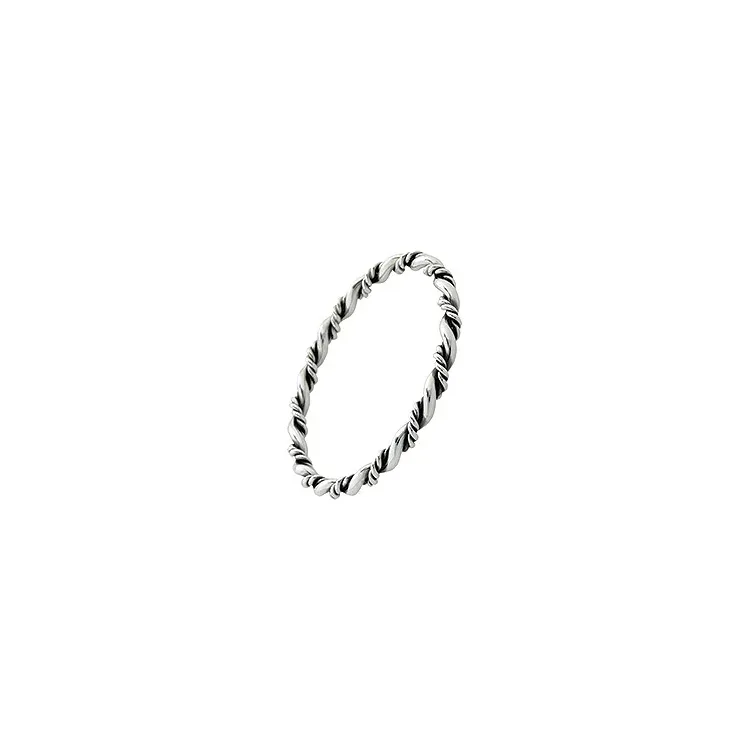 6,5 mm RS of Scandinavia armband in geoxideerd sterlingzilver