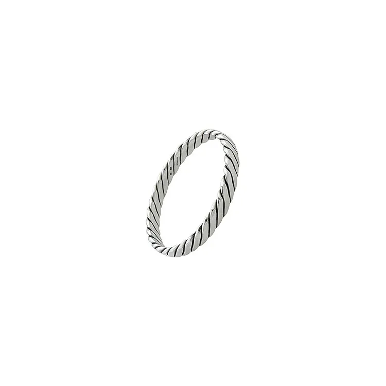 4 x 9 mm RS of Scandinavia armband in geoxideerd sterlingzilver
