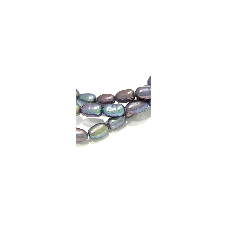 3 rijen parelketting met zoetwaterparel.