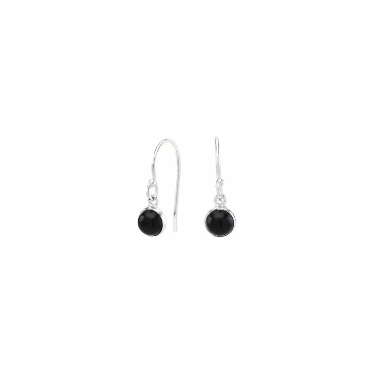 NORDAHL ANDERSEN Sweets onyx oorbellen in zilver zwart onyx