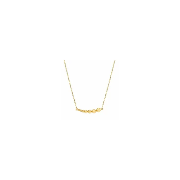 NORDAHL ANDERSEN Beads ketting met hanger in verguld sterlingzilver
